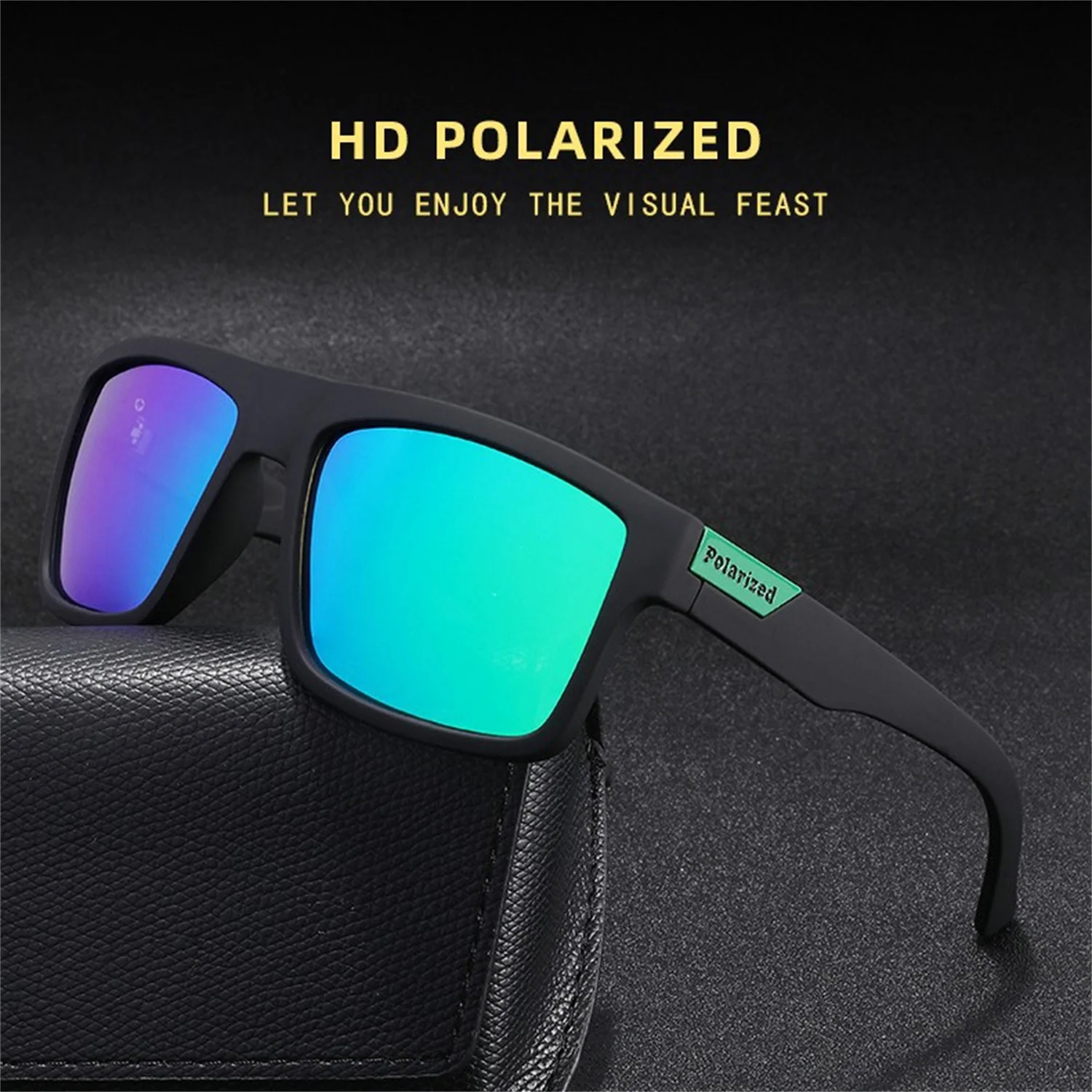 Elastic paint 918 European and American outdoor large frame UV resistant riding mirror color changing driving polarized sunglass
Elastic paint 918 European and American outdoor large frame UV resistant riding mirror color changing driving polarized sunglass