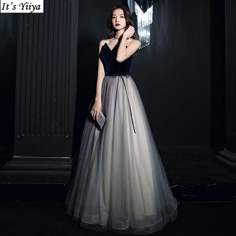 It's Yiiya Customized Evening Dress Strapless Black Flannel A-Line Sleeveless Floor-Length Plus size Woman Formal Party Gowns
It's Yiiya Customized Evening Dress Strapless Black Flannel A-Line Sleeveless Floor-Length Plus size Woman Formal Party Gowns