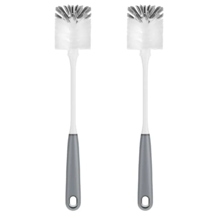 Long Handle Bottle Brush, Flexible Scrub Brush for Water Bottles, Glasswares, Mugs,,2 Pack
Long Handle Bottle Brush, Flexible Scrub Brush for Water Bottles, Glasswares, Mugs,,2 Pack