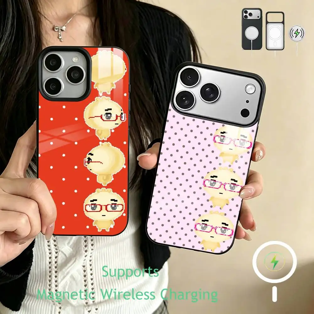 G-Glasses Dumpling Cute Phone Case For iPhone17,16,15,14,13,12,11 Plus,Pro Supports Magnetic Wireless Charging
G-Glasses Dumpling Cute Phone Case For iPhone17,16,15,14,13,12,11 Plus,Pro Supports Magnetic Wireless Charging