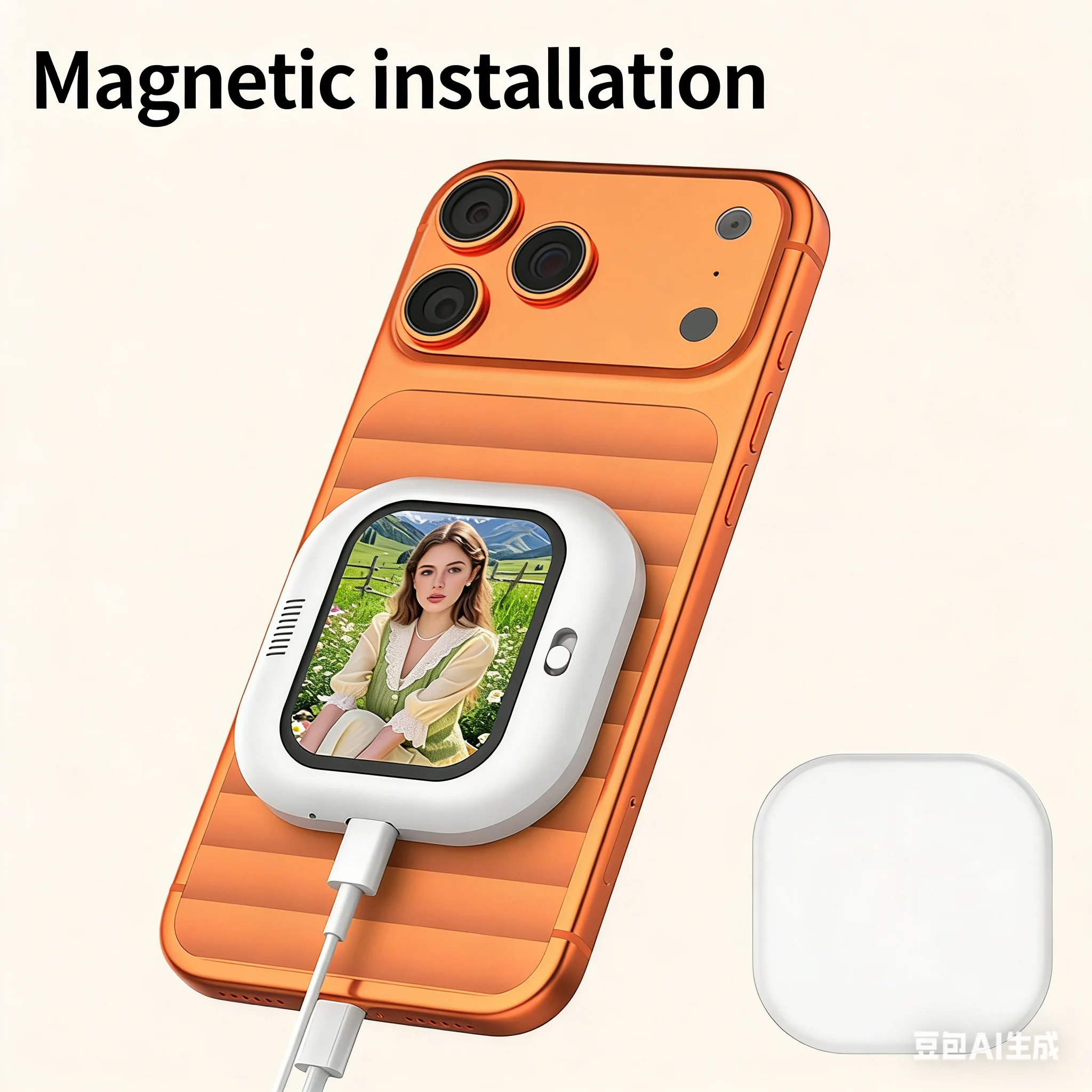 New Magnetic Phone Vlog Selfie Monitor Screen for Phone Rear Camera for Selfie Rear Camera Compatible With iPhone Android
New Magnetic Phone Vlog Selfie Monitor Screen for Phone Rear Camera for Selfie Rear Camera Compatible With iPhone Android