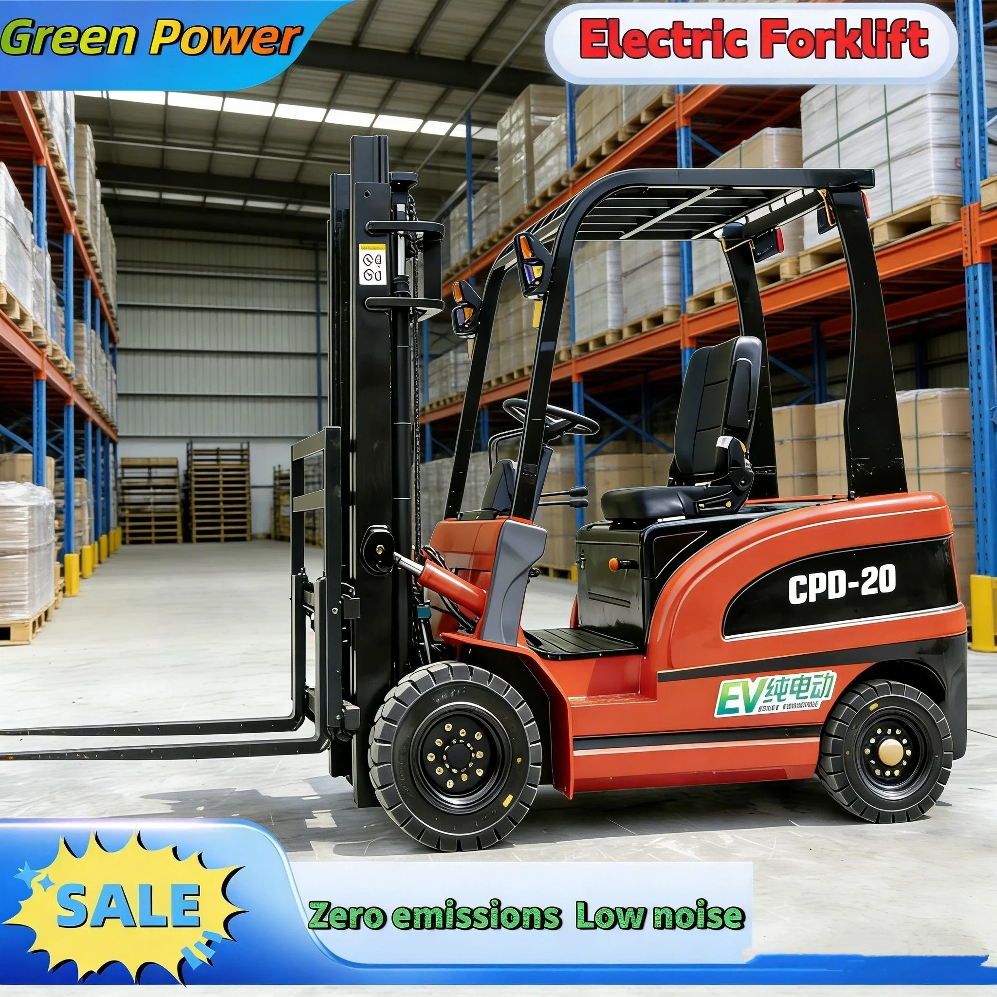 Mini Electric Forklift 2.0T Lift Indoor EPA CE Certified For Factory Warehouse Logistics Use
Mini Electric Forklift 2.0T Lift Indoor EPA CE Certified For Factory Warehouse Logistics Use