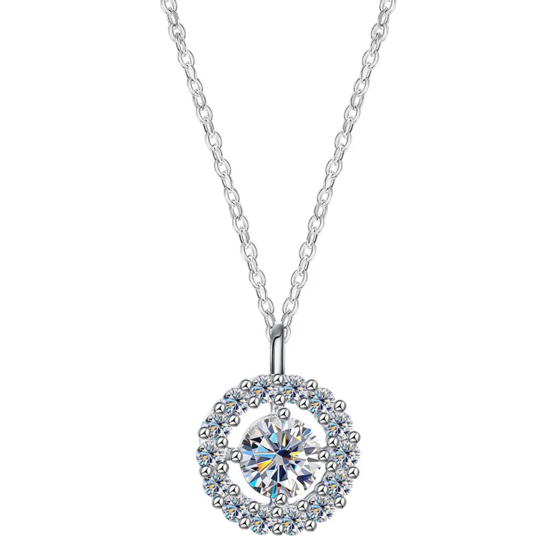 S925 Sterling Silver Cross Pendant Necklace 0.5ct Moissanite Exquisite Collarbone Chain Jewelry Gift for Valentine's Day
S925 Sterling Silver Cross Pendant Necklace 0.5ct Moissanite Exquisite Collarbone Chain Jewelry Gift for Valentine's Day