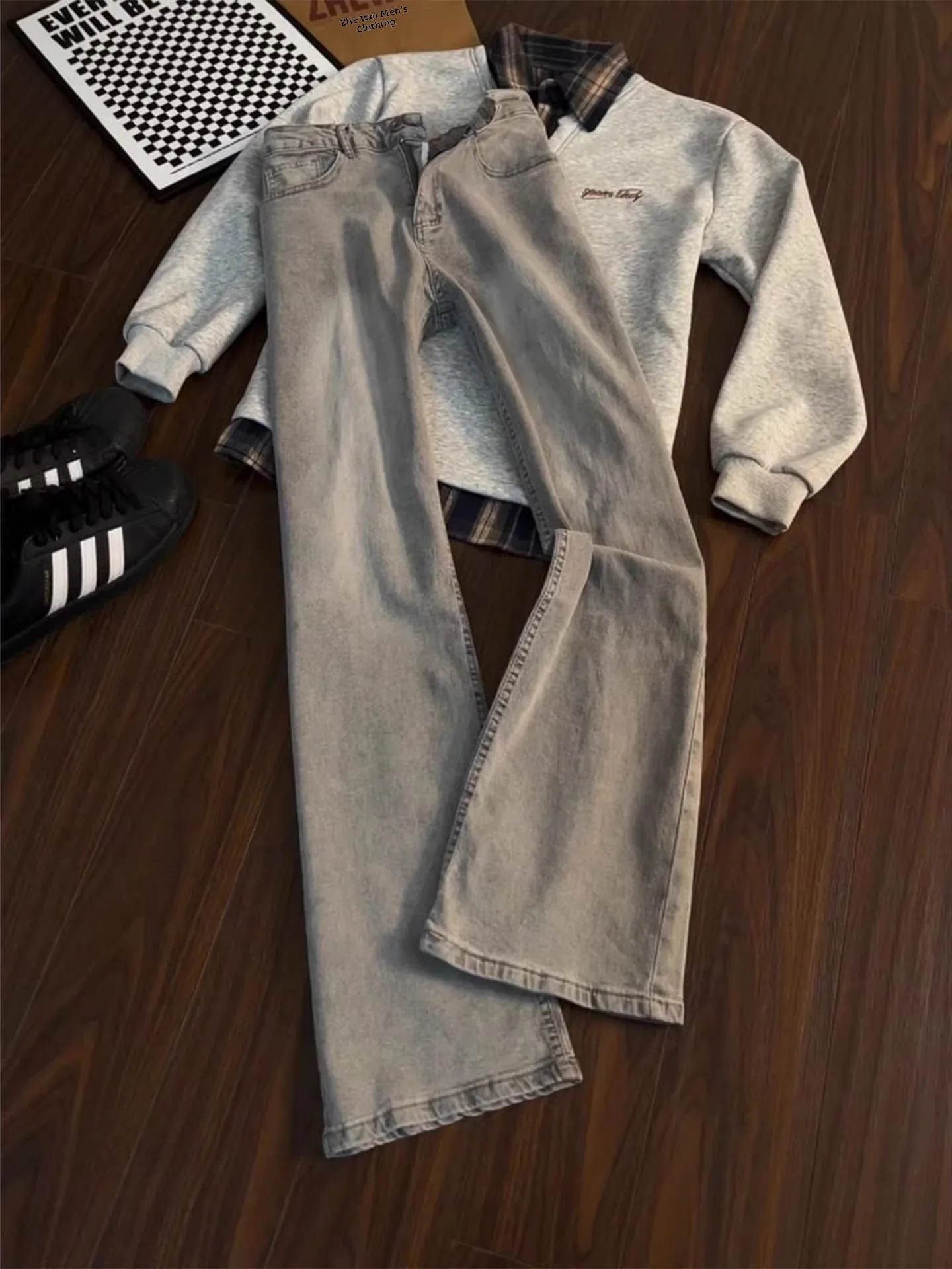 Cleanfit Micro Flare Denim Jeans Men's Women's High Waist Straight Leg Spring Autumn American High Street Sle Knife
Cleanfit Micro Flare Denim Jeans Men's Women's High Waist Straight Leg Spring Autumn American High Street Sle Knife