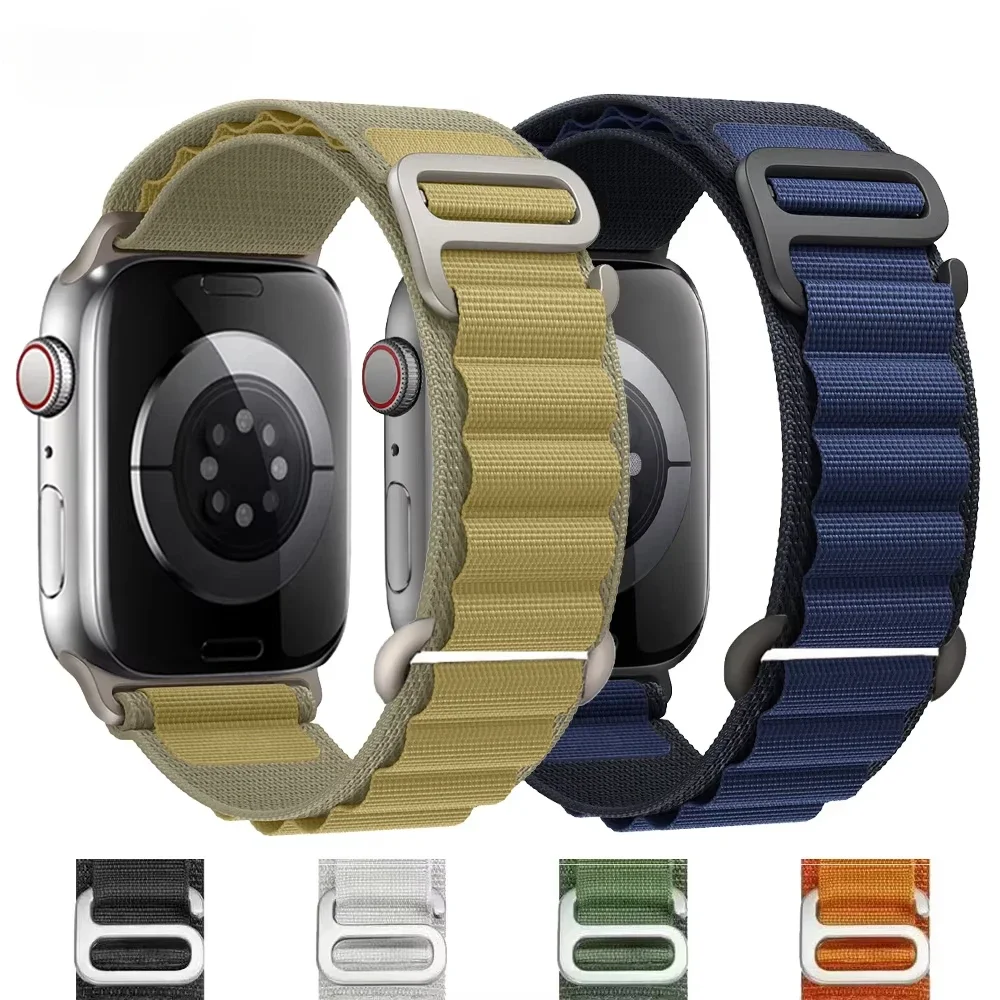 Alpine Straps For apple watch Ultra 2 band 49mm 44mm 45mm 40mm 38mm 41mm Nylon bracelet iwatch series 10 9 3 6 7 8 se 46mm 42mm
Alpine Straps For apple watch Ultra 2 band 49mm 44mm 45mm 40mm 38mm 41mm Nylon bracelet iwatch series 10 9 3 6 7 8 se 46mm 42mm
