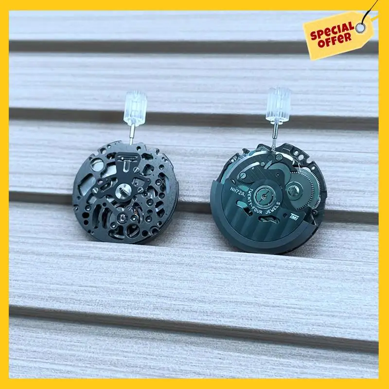 Skeletonized Mechanical Movement Black Metal 3 Hands Automatic Self-Winding Mechanism
Skeletonized Mechanical Movement Black Metal 3 Hands Automatic Self-Winding Mechanism