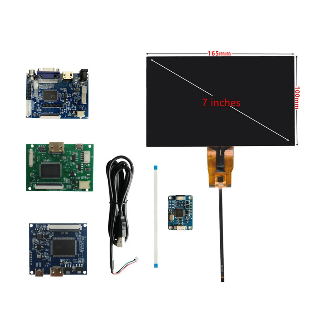 7-дюймовый IPS-монитор с емкостным сенсорным экраном 1024x600, HDMI, комплект LCD-дисплея для Raspberry Pi 4 3 2 B B+ A+ PC Windows 10 8 7
7-дюймовый IPS-монитор с емкостным сенсорным экраном 1024x600, HDMI, комплект LCD-дисплея для Raspberry Pi 4 3 2 B B+ A+ PC Windows 10 8 7