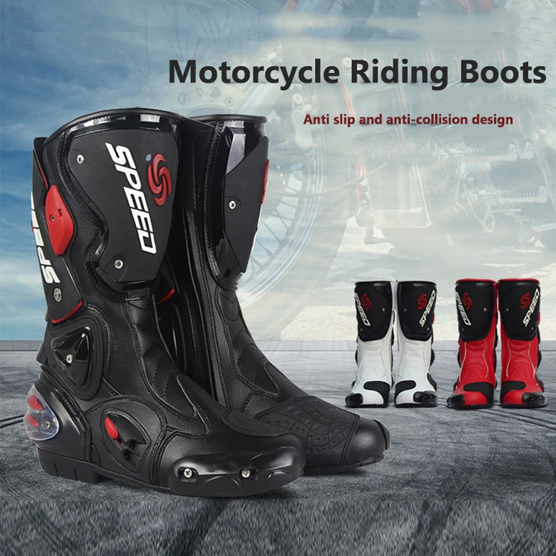 Motorcycle Boots Men Women Riding Mid-Calf Ankle Protective Shoes Anti Fall Wear-resistant Motorbike Equipment Racing Long Boot
Motorcycle Boots Men Women Riding Mid-Calf Ankle Protective Shoes Anti Fall Wear-resistant Motorbike Equipment Racing Long Boot