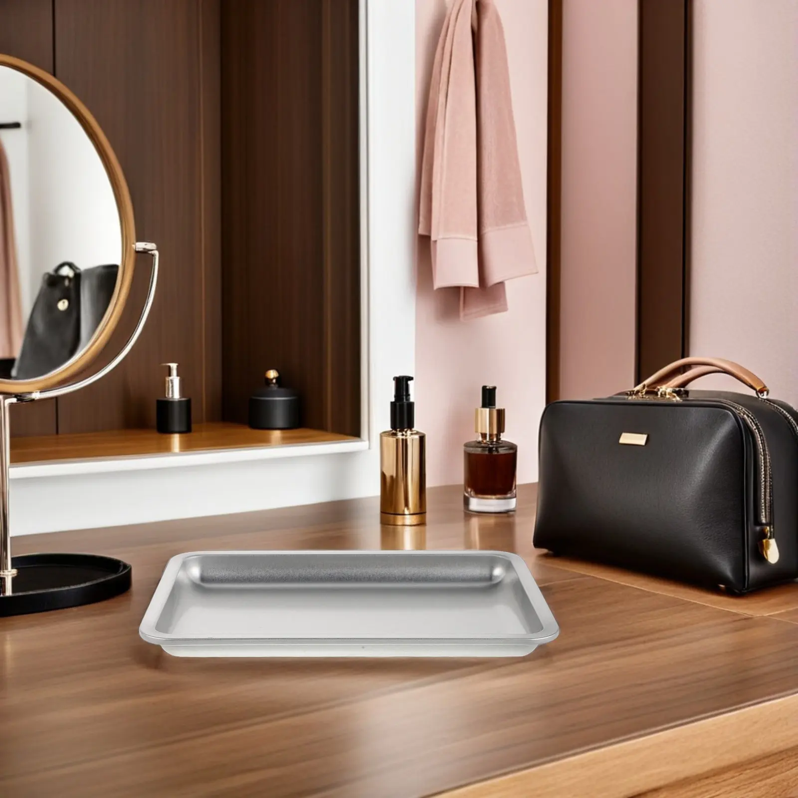 Набор из 4 подносов из нержавеющей стали для инструментов: органайзер для маникюрных принадлежностей, для стола, салона красоты, хранения ювелирных изделий и мелких предметов
Набор из 4 подносов из нержавеющей стали для инструментов: органайзер для маникюрных принадлежностей, для стола, салона красоты, хранения ювелирных изделий и мелких предметов