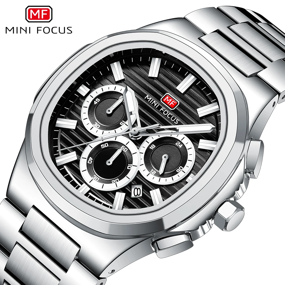 MINI FOCUS Fashion Quartz Watch for Men Calendar Luminous Luxury Stainless Steel Strap Business Multifunctional Mens Watches New
MINI FOCUS Fashion Quartz Watch for Men Calendar Luminous Luxury Stainless Steel Strap Business Multifunctional Mens Watches New