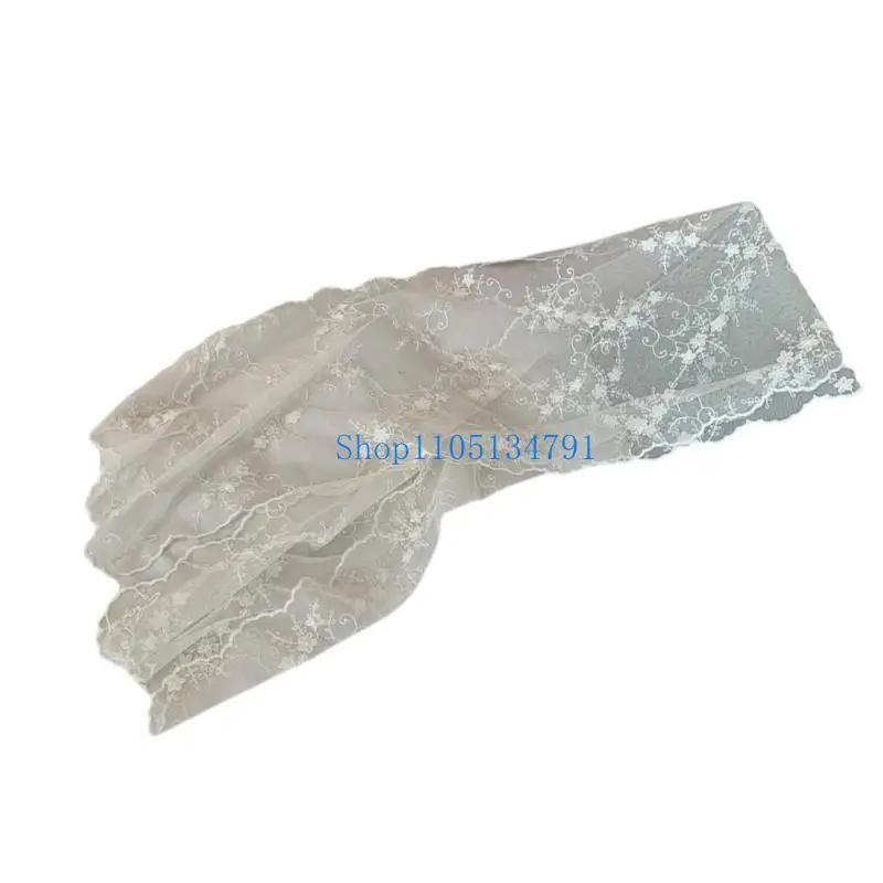 98km Multiuse Lace Scarf Seethrough Shawl Wrap With Flower Pattern Long Silk Scarf For Women Everyday And Special Event Wear
98km Multiuse Lace Scarf Seethrough Shawl Wrap With Flower Pattern Long Silk Scarf For Women Everyday And Special Event Wear