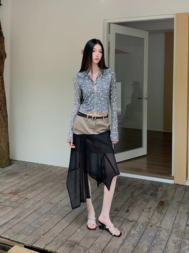 Женская лоскутная юбка-миди 2000-х годов, эстетичная Y2k, корейская юбка нестандартной формы в стиле Харадзюку, уличный дизайн, офисная женская элегантная элегантная
Женская лоскутная юбка-миди 2000-х годов, эстетичная Y2k, корейская юбка нестандартной формы в стиле Харадзюку, уличный дизайн, офисная женская элегантная элегантная