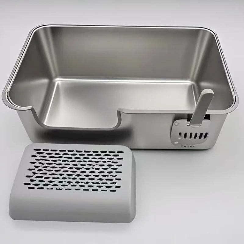 Stainless steel cat litter box Extra large stainless steel cat litter box Fully enclosed stainless steel cat litter box
Stainless steel cat litter box Extra large stainless steel cat litter box Fully enclosed stainless steel cat litter box