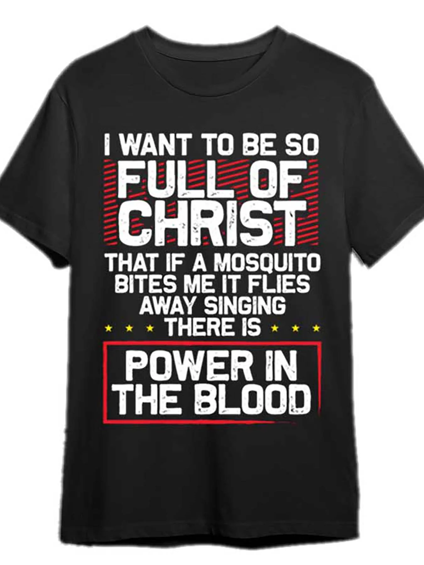 Мужская черная хлопковая футболка с круглым вырезом «Power in the Blood» с религиозным дизайном, повседневный крой с короткими рукавами, свободный крой, летняя одежда
Мужская черная хлопковая футболка с круглым вырезом «Power in the Blood» с религиозным дизайном, повседневный крой с короткими рукавами, свободный крой, летняя одежда