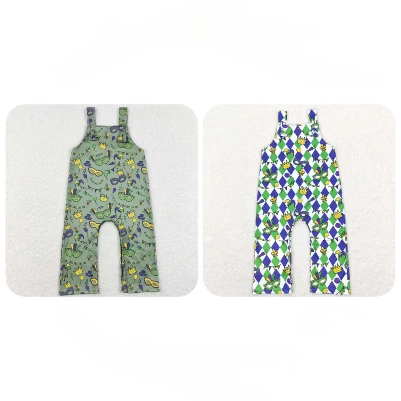 Wholesale Baby Boy Mardi Gras Sleeveless Romper Toddler Clothing Newborn Kids Coverall Bodysuit Jumpsuit
Wholesale Baby Boy Mardi Gras Sleeveless Romper Toddler Clothing Newborn Kids Coverall Bodysuit Jumpsuit