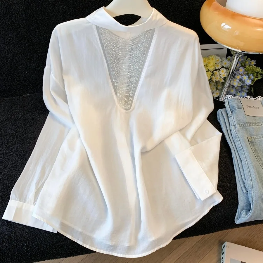 Women's Summer New Style Ice Silk Sun Protection Back Hollow Bead Curtain Chiffon Shirt Loose Fit Long Sleeve Air Conditioner...
Women's Summer New Style Ice Silk Sun Protection Back Hollow Bead Curtain Chiffon Shirt Loose Fit Long Sleeve Air Conditioner...