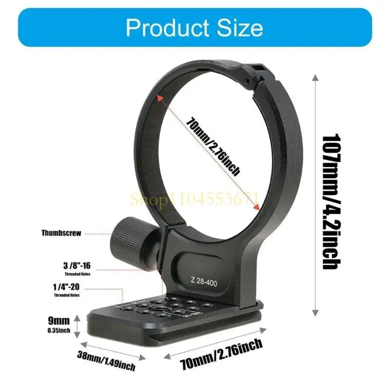 Best Seller Professional Tripod Attachment Rings Tripod Connection Rings for Z 28-400mm f/4-8
Best Seller Professional Tripod Attachment Rings Tripod Connection Rings for Z 28-400mm f/4-8