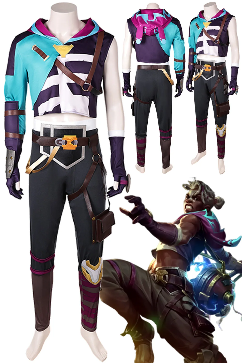 Disguise Arcane Last Stand Ekko Cosplay Clothing 2025 Game LoL Costume Men Roleplay Outfits Male Fancy Dress Up Party Clothes
Disguise Arcane Last Stand Ekko Cosplay Clothing 2025 Game LoL Costume Men Roleplay Outfits Male Fancy Dress Up Party Clothes