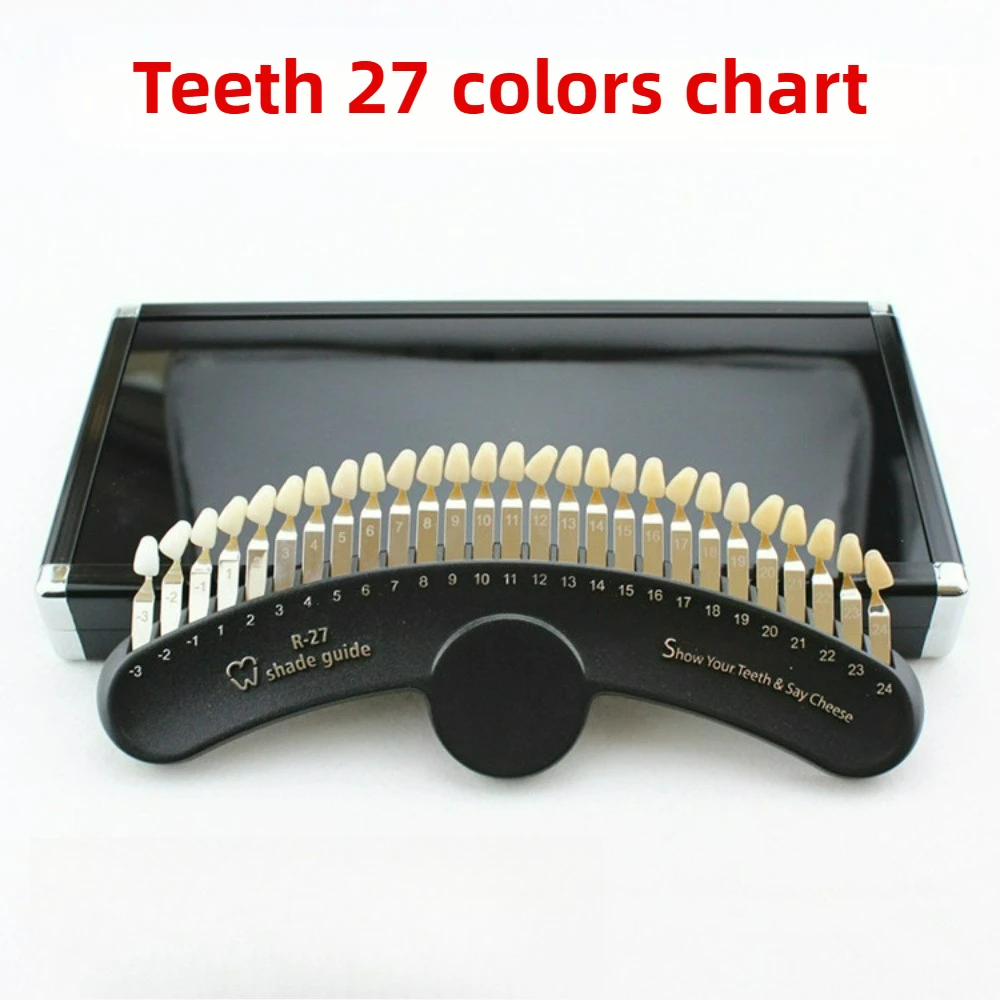 Руководство по оттенке зубов, 27 цветов, зубной шпон, колориметрическая карта для отбеливания холодного света, 3D-дозавод для сравнения зубов, стоматология, фарфор
Руководство по оттенке зубов, 27 цветов, зубной шпон, колориметрическая карта для отбеливания холодного света, 3D-дозавод для сравнения зубов, стоматология, фарфор
