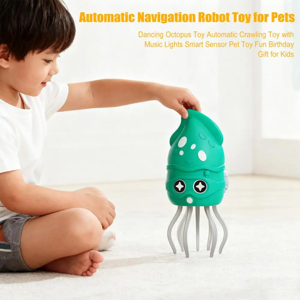 Танцующий осьминог, автоматическая игрушка для ползания с музыкальной подсветкой, умный датчик, игрушка для домашних животных, забавная игрушка для ползания осьминога, подарок на день рождения для детей
Танцующий осьминог, автоматическая игрушка для ползания с музыкальной подсветкой, умный датчик, игрушка для домашних животных, забавная игрушка для ползания осьминога, подарок на день рождения для детей