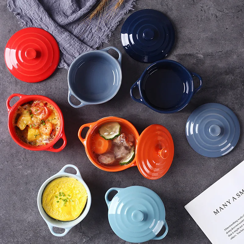 Hot Mini Ceramic Soup Pot with Lid Children's Stew Egg Bowl Lid Stew Pot Restaurant Kichen Cooking Pot
Hot Mini Ceramic Soup Pot with Lid Children's Stew Egg Bowl Lid Stew Pot Restaurant Kichen Cooking Pot