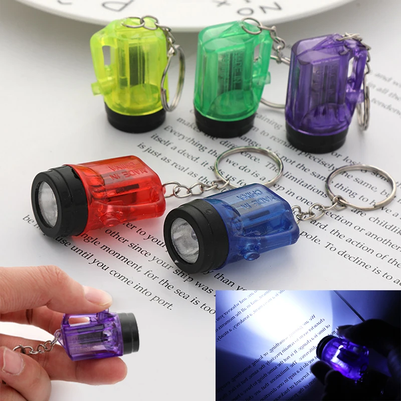 Mini Keychain LED Flashlight Portable Key Ring Torch Luminous Light Small Miner's Lamp Bag Decorative Pendant Self-defense Light
Mini Keychain LED Flashlight Portable Key Ring Torch Luminous Light Small Miner's Lamp Bag Decorative Pendant Self-defense Light