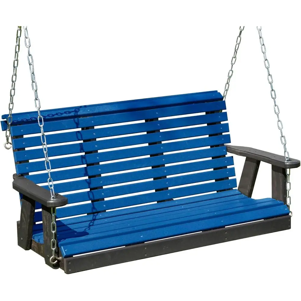 Amish-Crafted 5T Poly Lumber Porch Swing, USA-Made HDPE, 1000 lbs Capacity, Stainless Steel Hardware, Signature Rollback Design
Amish-Crafted 5T Poly Lumber Porch Swing, USA-Made HDPE, 1000 lbs Capacity, Stainless Steel Hardware, Signature Rollback Design