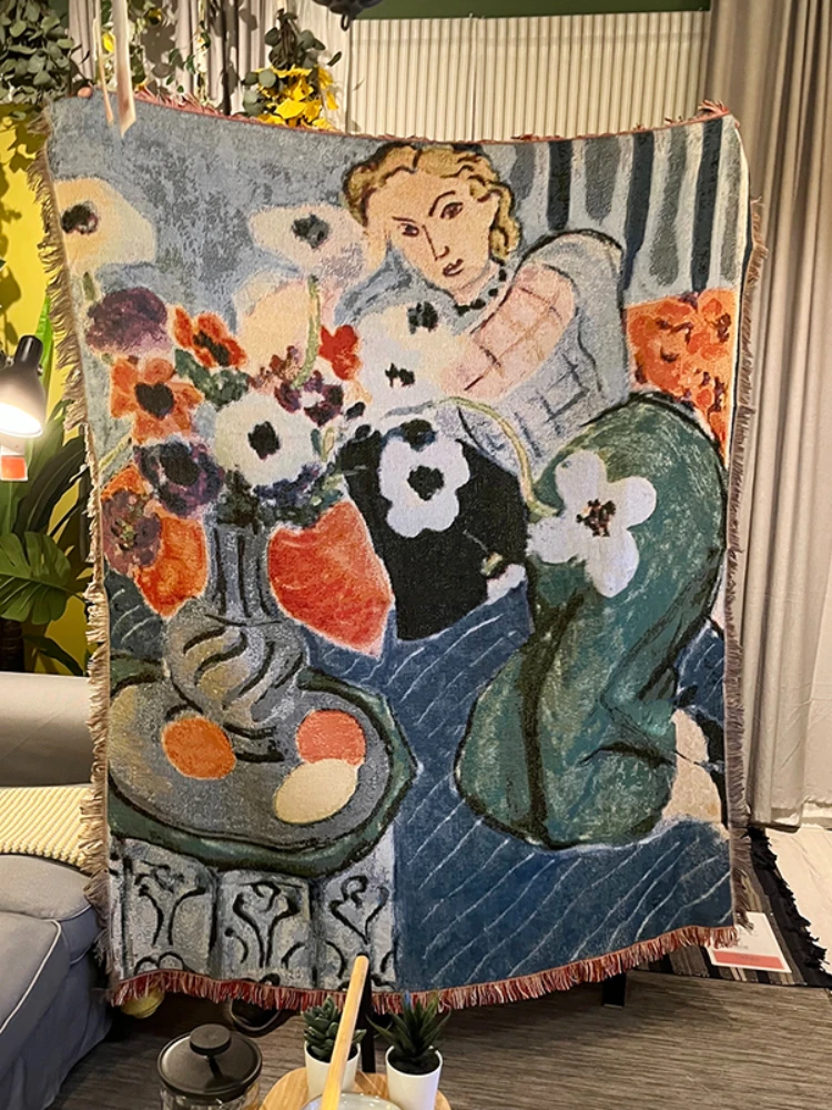 Creative Brutalist Art Leisure Blanket Nap Small Blanket Literary Sand Hair Towel Tapestry Woven Cover Comfortable Skin Friendly
Creative Brutalist Art Leisure Blanket Nap Small Blanket Literary Sand Hair Towel Tapestry Woven Cover Comfortable Skin Friendly