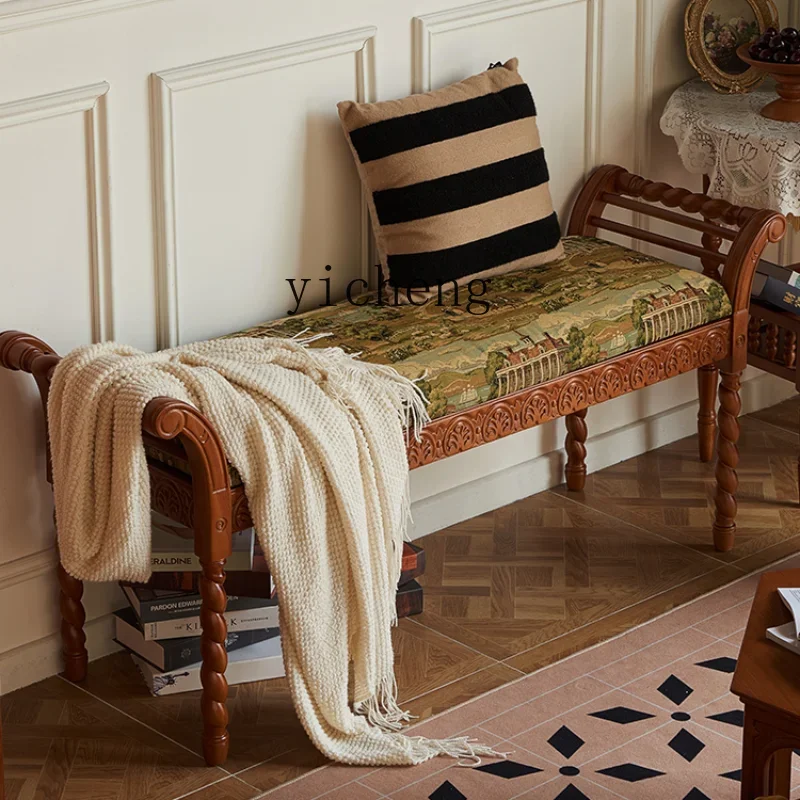 ZC Bed End Stool Mid-Ancient Solid Wood Bench Shoes Changing at the Door Long Stool Retro Wood
ZC Bed End Stool Mid-Ancient Solid Wood Bench Shoes Changing at the Door Long Stool Retro Wood