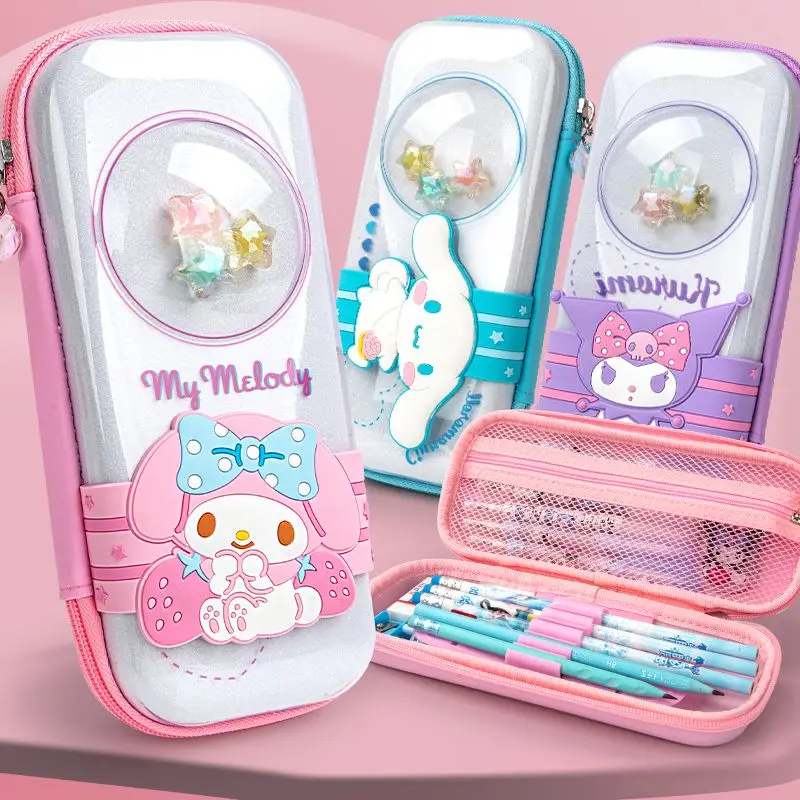 Sanrio Kawaii My Melody Student Pencil Case Kuromi Cinnamoroll Anime Cartoon Fashion Exquisite Durable Waterproof Stationery Box
Sanrio Kawaii My Melody Student Pencil Case Kuromi Cinnamoroll Anime Cartoon Fashion Exquisite Durable Waterproof Stationery Box