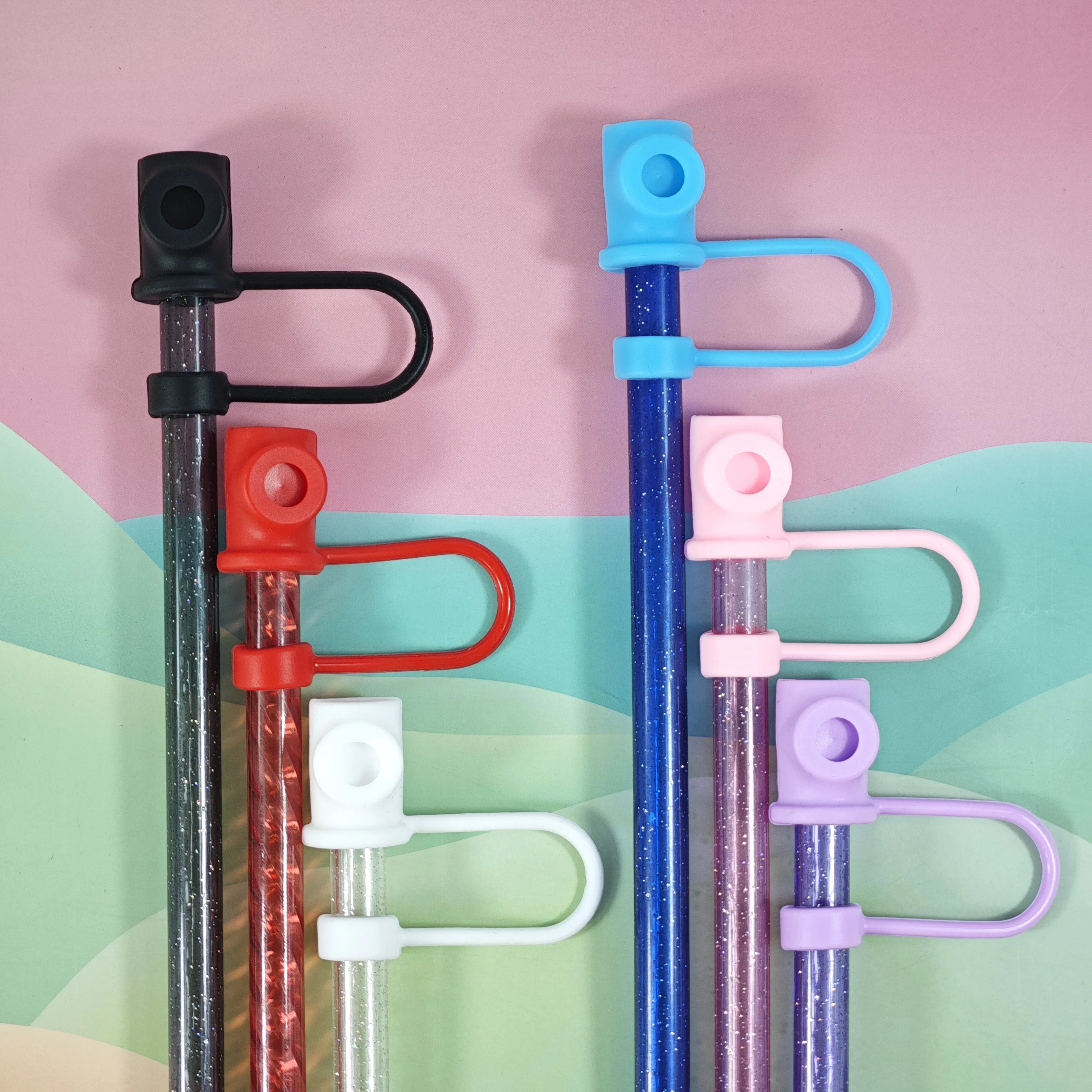 Solid-Color Straw Sleeve, Straw Cap, Reusable Protective Cap
Solid-Color Straw Sleeve, Straw Cap, Reusable Protective Cap