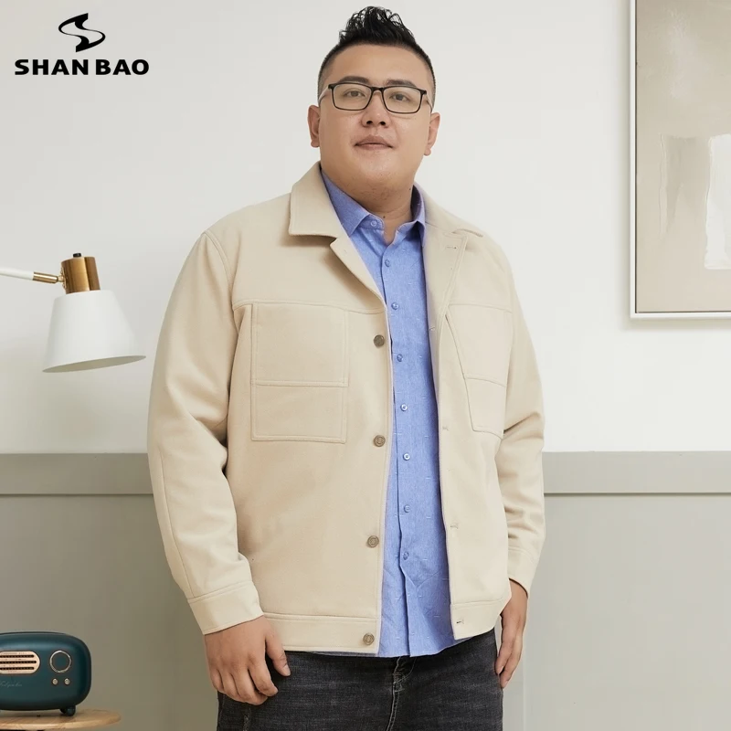 HAN BAO Plus Size Clothing Men's Business Casual Loose Jacket Classic Simple Youth Fashion Lapel Jacket 5XL 6XL 7XL 8XL 9XL
HAN BAO Plus Size Clothing Men's Business Casual Loose Jacket Classic Simple Youth Fashion Lapel Jacket 5XL 6XL 7XL 8XL 9XL