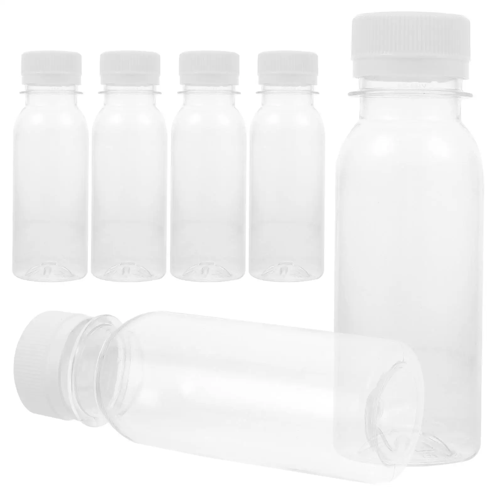 6pcs Milk Bottles 100ml Transparent Reusable Plastic Drink Bottles Lids Juice Beverages Storage School Workplace Kitchen
6pcs Milk Bottles 100ml Transparent Reusable Plastic Drink Bottles Lids Juice Beverages Storage School Workplace Kitchen