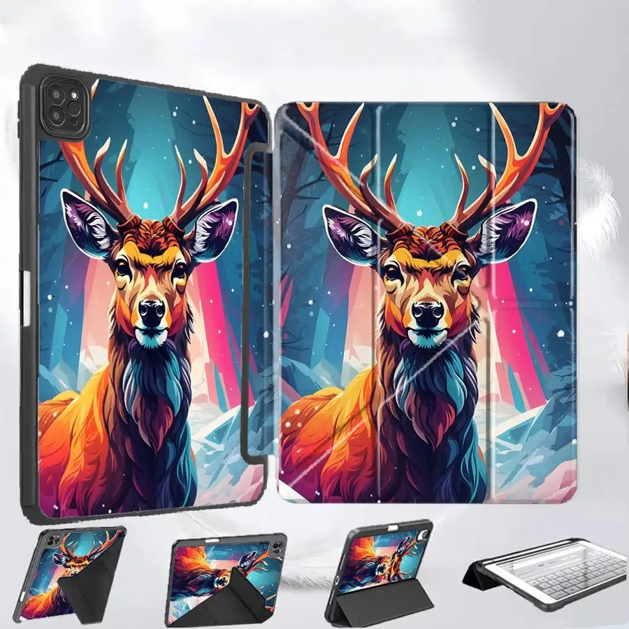 Чехол для планшета с мультяшным оленем для iPad Air 4 5 M3 M2 M4 11 дюймов Pro 2025 Mini 6 7 Pro 11th 10th 9th 8th 7th 12.9 дюймов с держателем
Чехол для планшета с мультяшным оленем для iPad Air 4 5 M3 M2 M4 11 дюймов Pro 2025 Mini 6 7 Pro 11th 10th 9th 8th 7th 12.9 дюймов с держателем
