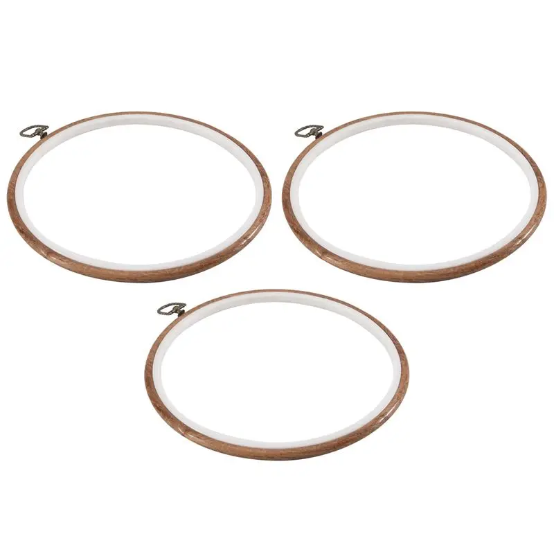 PZHI-6 Pieces 10 Inch 26Cm Embroidery Ring Cross Stitch No Slip Hoops Set Imitated Wood Display Frame Circle Embroidery Kits
PZHI-6 Pieces 10 Inch 26Cm Embroidery Ring Cross Stitch No Slip Hoops Set Imitated Wood Display Frame Circle Embroidery Kits
