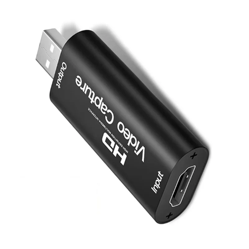 HDMI-compatible Video Capture Card 1080P USB 2.0 Video Grabber for PS4 Game DVD Camcorder Camera Record video Live Streaming
HDMI-compatible Video Capture Card 1080P USB 2.0 Video Grabber for PS4 Game DVD Camcorder Camera Record video Live Streaming 