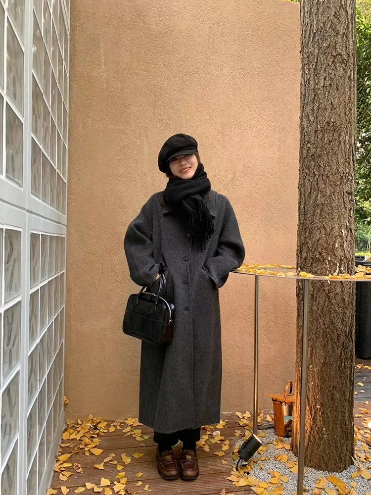 Double-Sided Nylong Collar Coaticyangstore Cleanfit Style Thickened Winter Outerwear for Young Women Long Length No Hat
Double-Sided Nylong Collar Coaticyangstore Cleanfit Style Thickened Winter Outerwear for Young Women Long Length No Hat