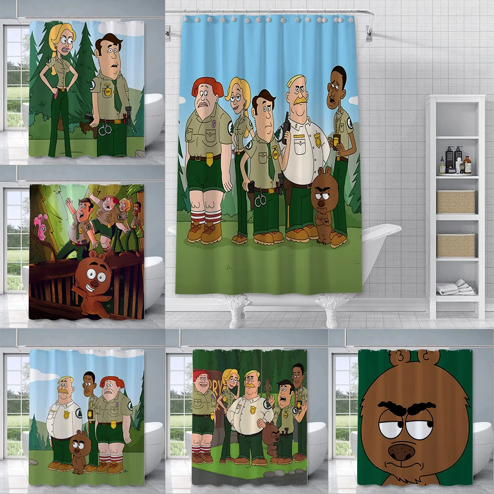 Cartoon B-Brickleberry Poster Shower Curtain Waterproof Polyester Fabric Paint Colorful Bath Curtains Curtain With Hook
Cartoon B-Brickleberry Poster Shower Curtain Waterproof Polyester Fabric Paint Colorful Bath Curtains Curtain With Hook