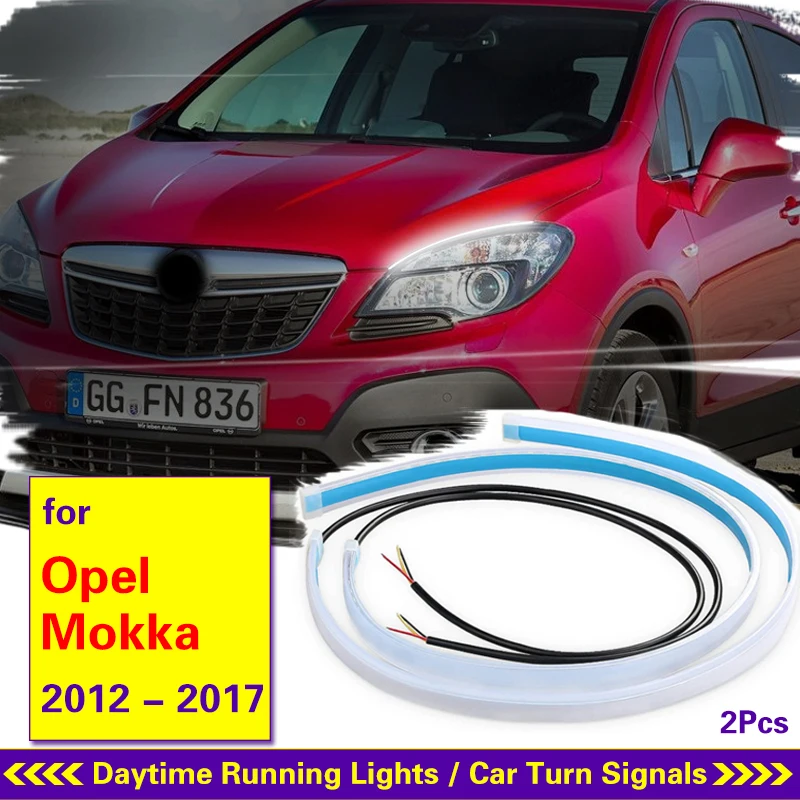 12V Car Daytime Running Light Flexible Waterproof Flow DRL LED Strip Auto Headlights Turn Signal Lamp For Opel Mokka 2012-2017
12V Car Daytime Running Light Flexible Waterproof Flow DRL LED Strip Auto Headlights Turn Signal Lamp For Opel Mokka 2012-2017