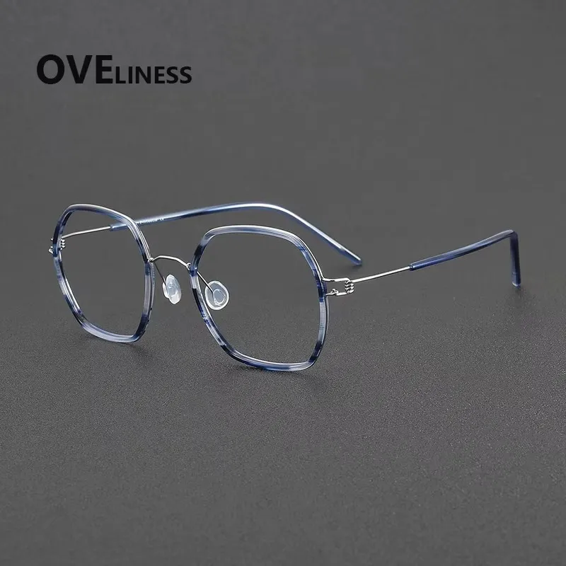 Vintage Eyeglasses frame Fashion Round Acetate Titanium Eyewear Luxury Glasses Frame Men Women spectacles
Vintage Eyeglasses frame Fashion Round Acetate Titanium Eyewear Luxury Glasses Frame Men Women spectacles