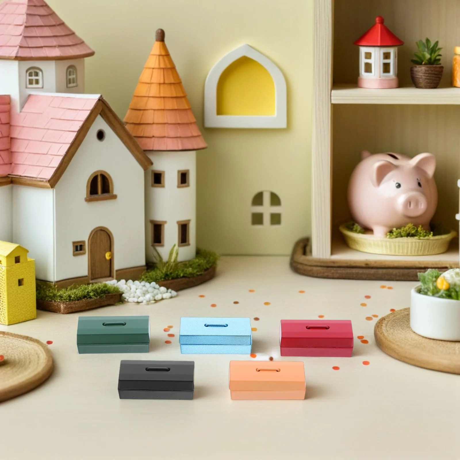 5pcs Miniature Tool Box Realistic Mini Metal Toolbox For Dollhouse Decoration Accessories Scene Kids Pretend Play Storage Case
5pcs Miniature Tool Box Realistic Mini Metal Toolbox For Dollhouse Decoration Accessories Scene Kids Pretend Play Storage Case