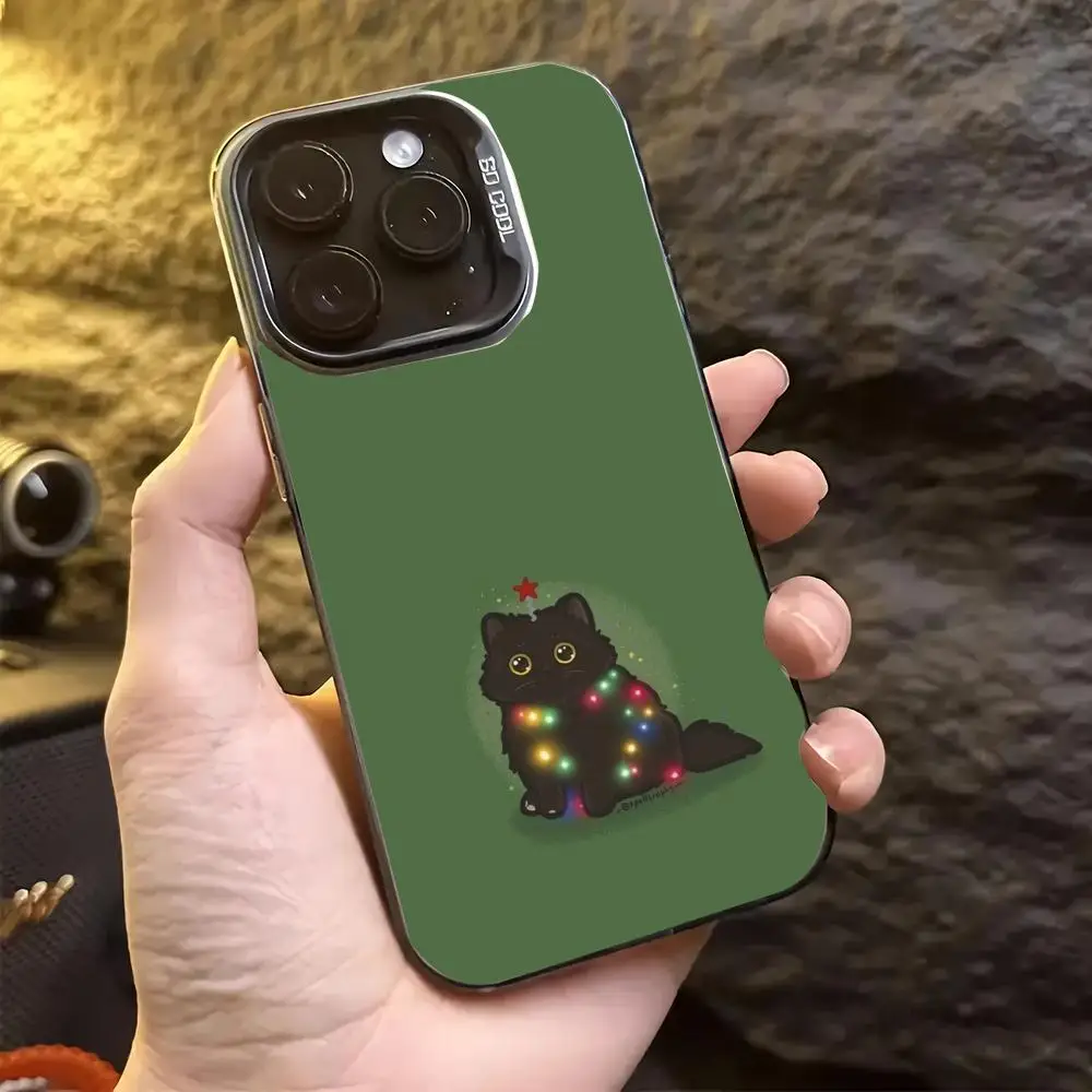 Christmas Cat Phone Case for iPhone 16 15 14 13 Pro 12 11 Pro Xs X XR Max 8 7 SE Laser Hard PC+TPU Cases Back Cover
Christmas Cat Phone Case for iPhone 16 15 14 13 Pro 12 11 Pro Xs X XR Max 8 7 SE Laser Hard PC+TPU Cases Back Cover