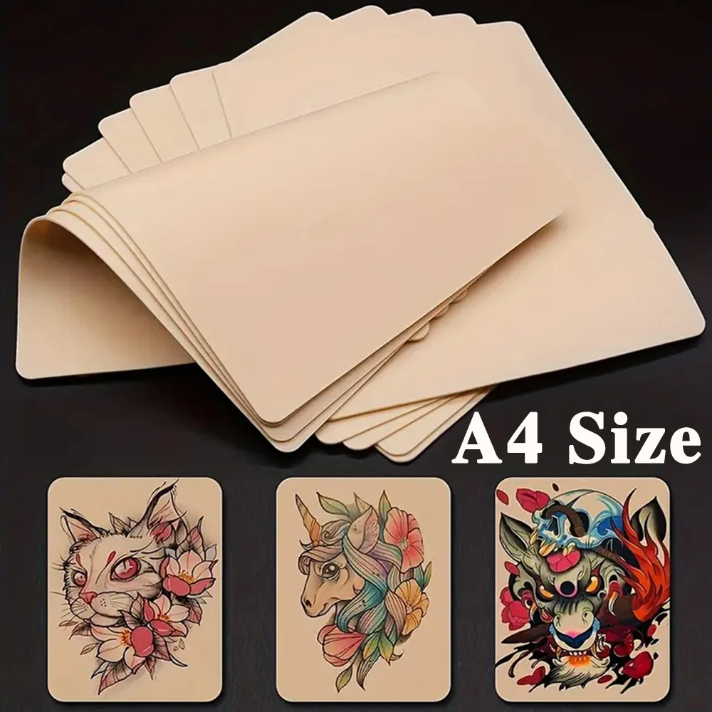 A4 Size Tattoo Practice Skins Soft Rubber Larger Tattoo Fake Skin Double-Sides Training Skin for Tattoo Eyebrow Practice Skin
A4 Size Tattoo Practice Skins Soft Rubber Larger Tattoo Fake Skin Double-Sides Training Skin for Tattoo Eyebrow Practice Skin