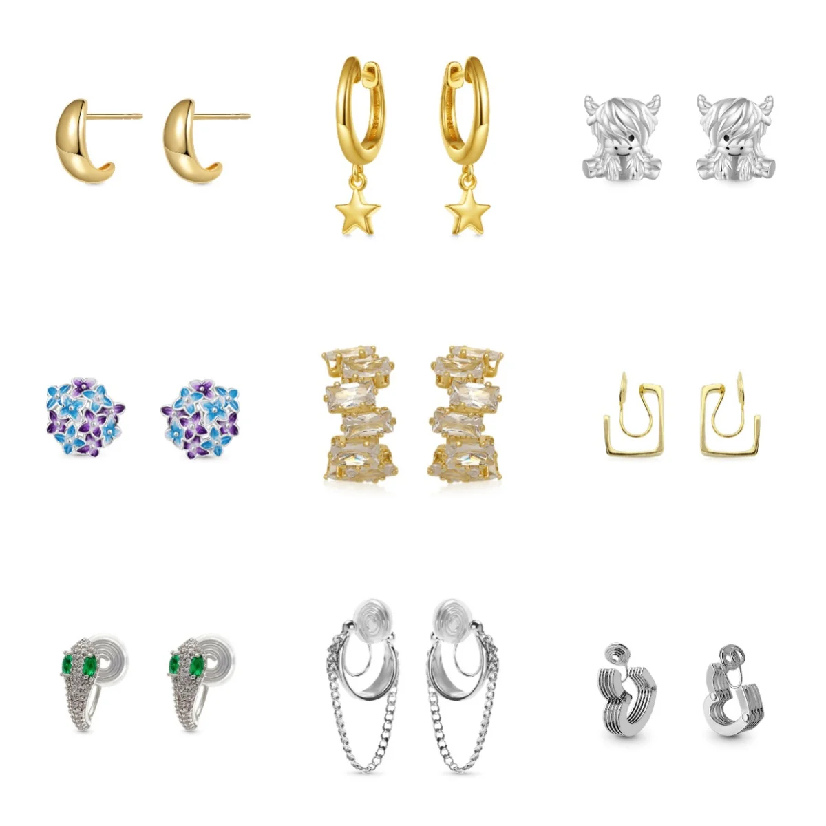 Simple Gold Five-pointed Star Pendant Earrings Female 2025 New Tide Earrings Temperament Ins Wind
Simple Gold Five-pointed Star Pendant Earrings Female 2025 New Tide Earrings Temperament Ins Wind