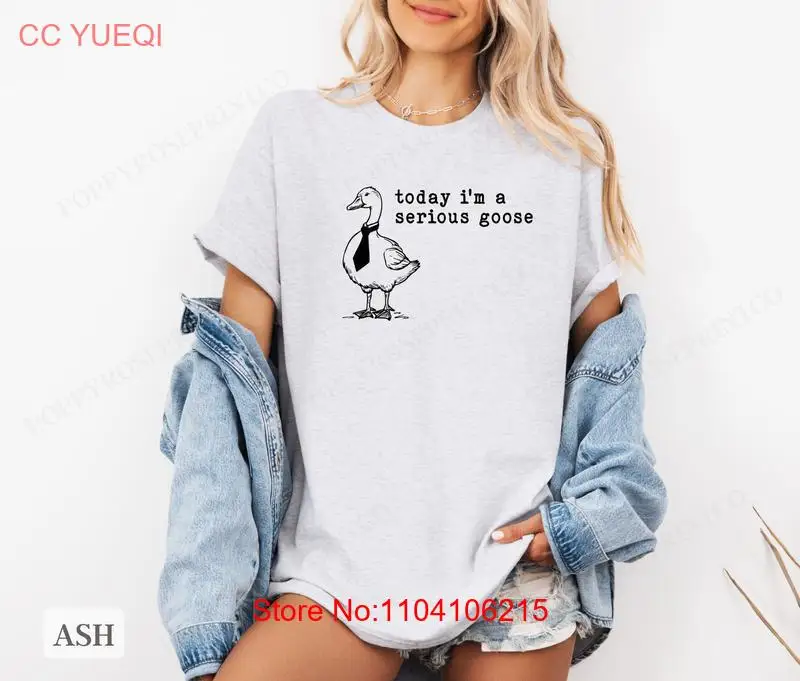 Рубашка Serious Goose BeIIa Canvass, забавные футболки, подарок для нее, женская графика
Рубашка Serious Goose BeIIa Canvass, забавные футболки, подарок для нее, женская графика