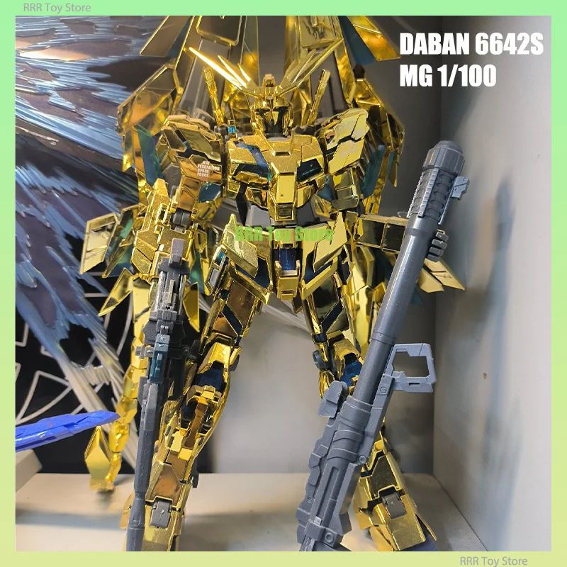 Набор моделирующих фигурок DABAN 6642S MG 1/100 с гальваническим покрытием, фигурка робота, пластиковая модель, кукла-хобби, подарки
Набор моделирующих фигурок DABAN 6642S MG 1/100 с гальваническим покрытием, фигурка робота, пластиковая модель, кукла-хобби, подарки