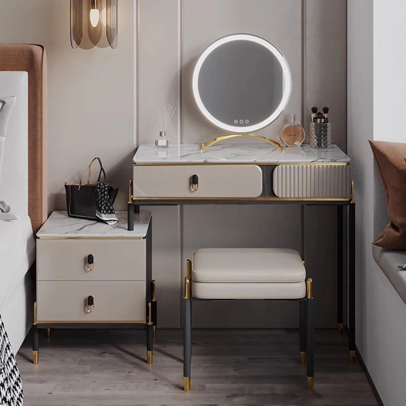 Girls Salon Furniture Bedroom Table Vanity Organizer Antique Luxury Makeup Stands Penteadeira Camarim Modern Minimalist Decor
Girls Salon Furniture Bedroom Table Vanity Organizer Antique Luxury Makeup Stands Penteadeira Camarim Modern Minimalist Decor