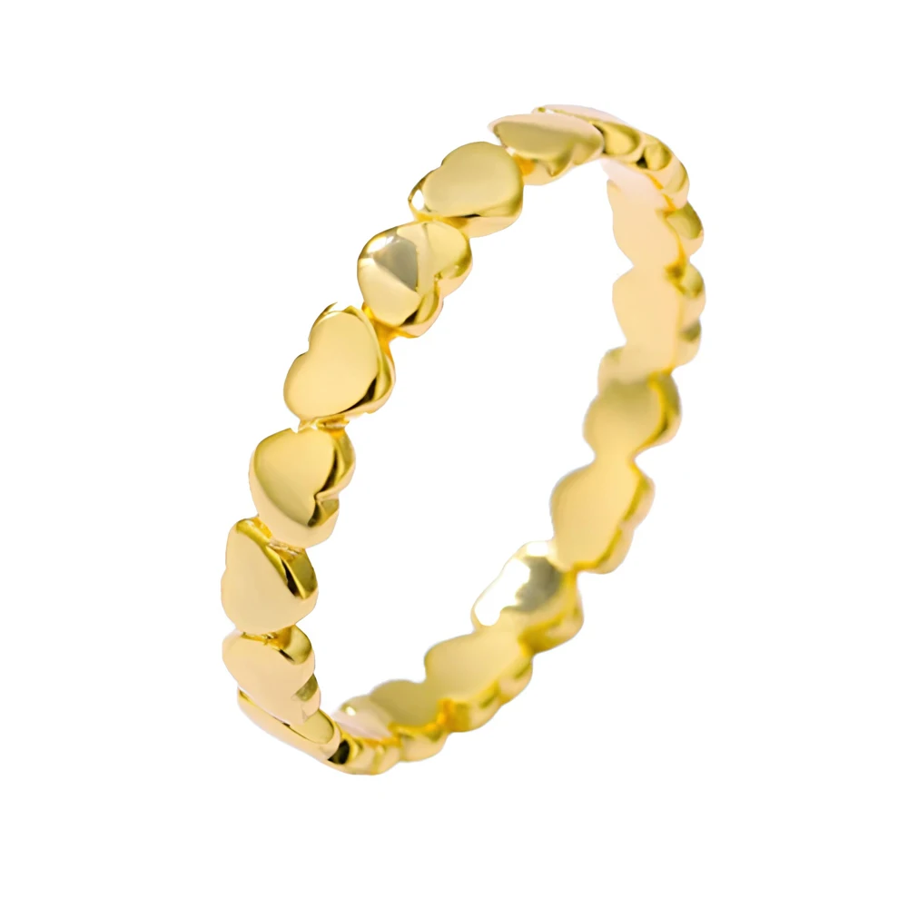 Simple Thin Heart Bands Ring for Women High Polished Gold Color Stainless Steel Jewelry Best Friend Gifts
Simple Thin Heart Bands Ring for Women High Polished Gold Color Stainless Steel Jewelry Best Friend Gifts