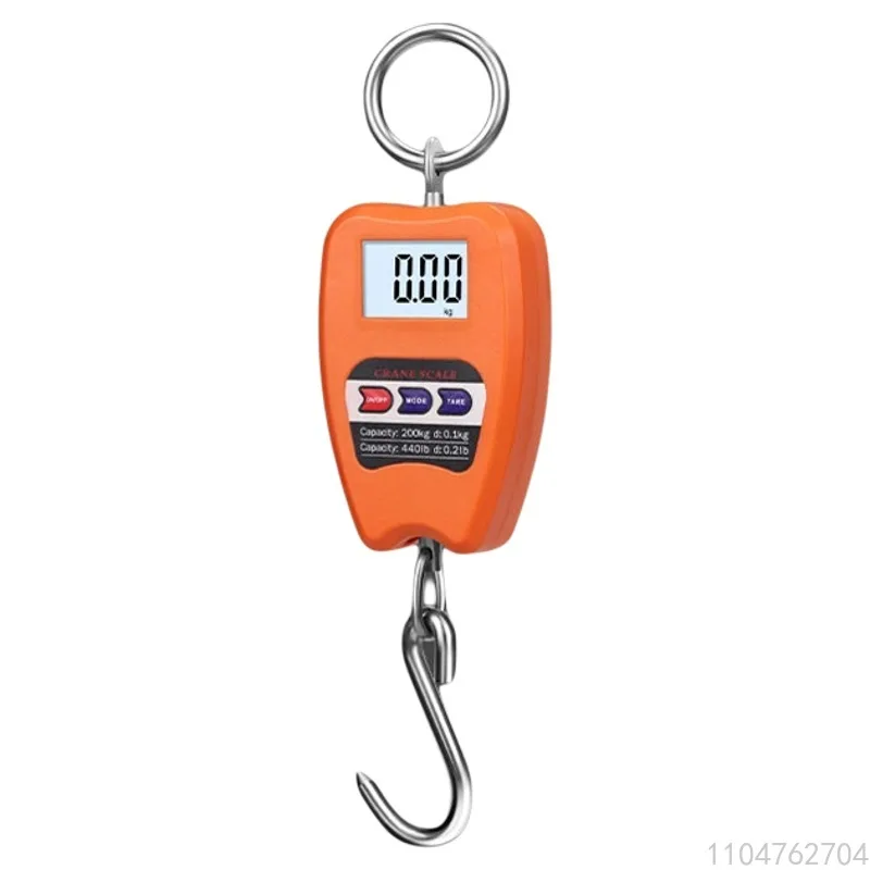 200KG Digital Hanging Scale - Small Portable Precision Electronic Hook Scale for Industrial Commercial Home Use
200KG Digital Hanging Scale - Small Portable Precision Electronic Hook Scale for Industrial Commercial Home Use