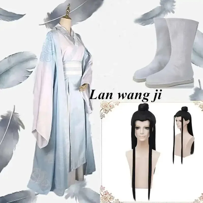 Wangji Косплей Мо Дао Zu Shi Оригинальный Lan Zhan Древний парик Wei Wuxian Yiling Костюм Патриарха + парики + ботинки mb.3
Wangji Косплей Мо Дао Zu Shi Оригинальный Lan Zhan Древний парик Wei Wuxian Yiling Костюм Патриарха + парики + ботинки mb.3